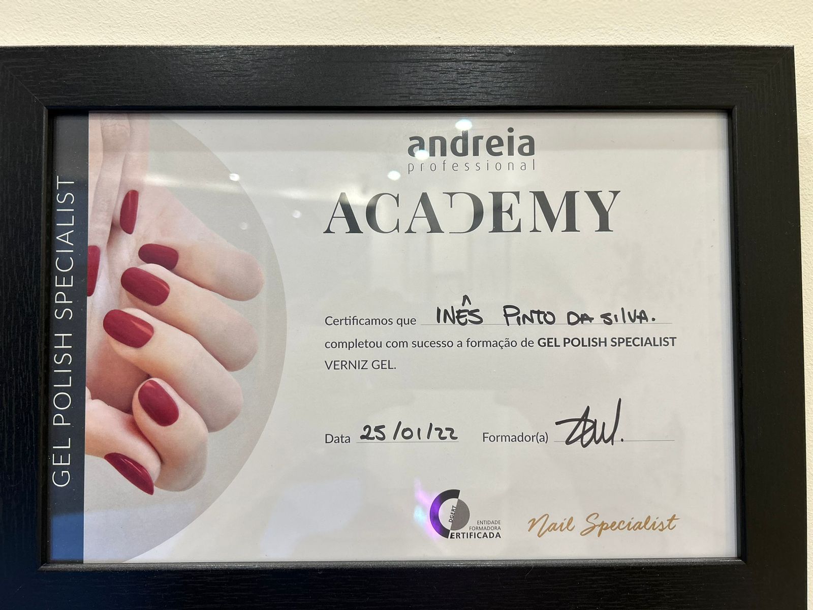 Certificat Ines Pinto